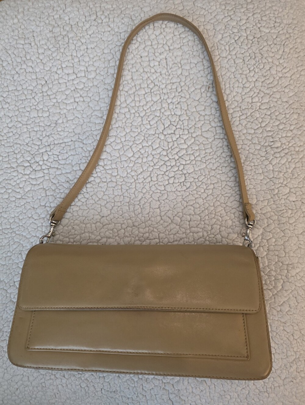Preston & York Tan Leather Shoulder Bag